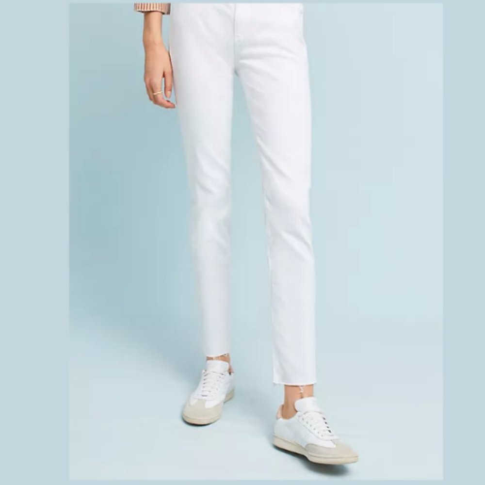 Anthropologie AG Adriano Goldschmied The Stevie Slim Straight Jeans Size 27 - Picture 6 of 12